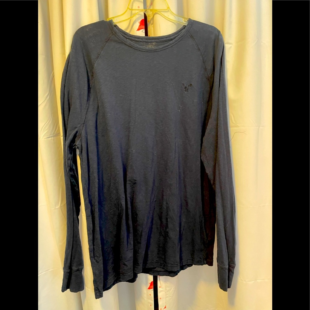 Navy American Eagle Long sleeve tshirt